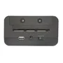 Mustek D9 Detector de Billetes Falsos para Euro, Libra, Franco Suizo y Zloty, con Luz UV, Contador y Actualizable por USB